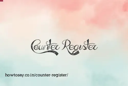 Counter Register