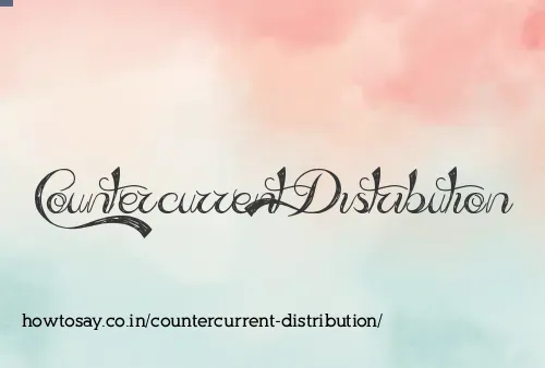 Countercurrent Distribution