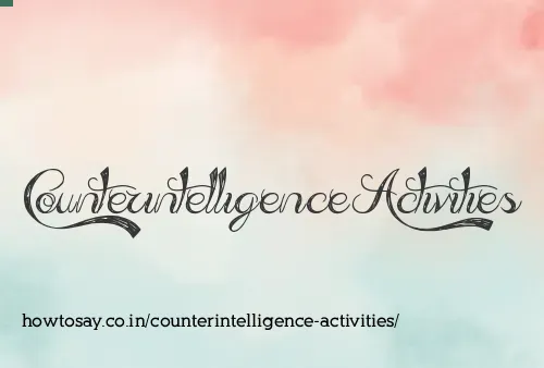 Counterintelligence Activities