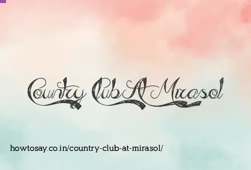 Country Club At Mirasol