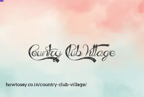 Country Club Village