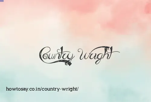 Country Wright