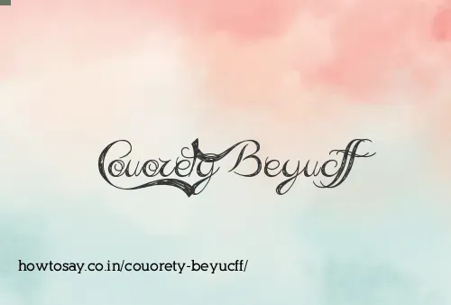 Couorety Beyucff