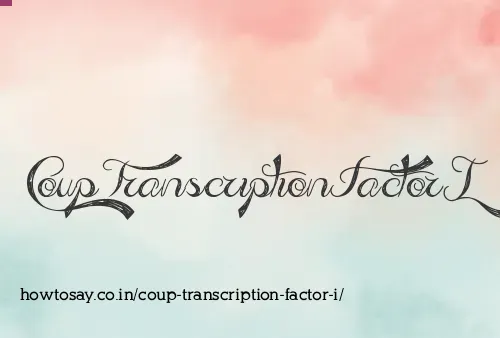 Coup Transcription Factor I