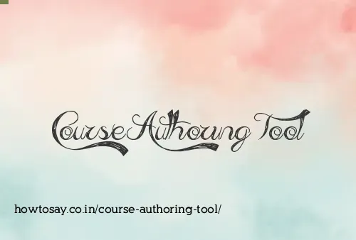 Course Authoring Tool