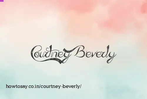 Courtney Beverly