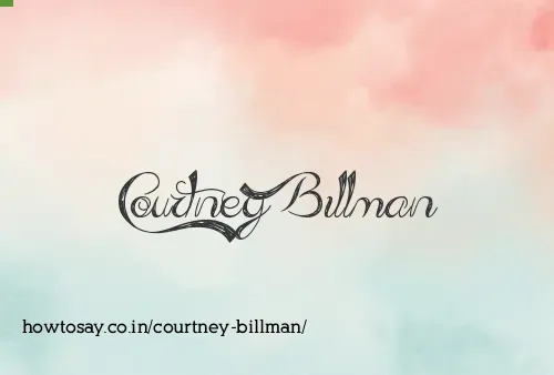 Courtney Billman