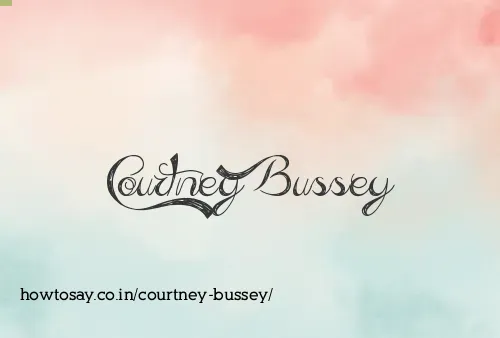 Courtney Bussey