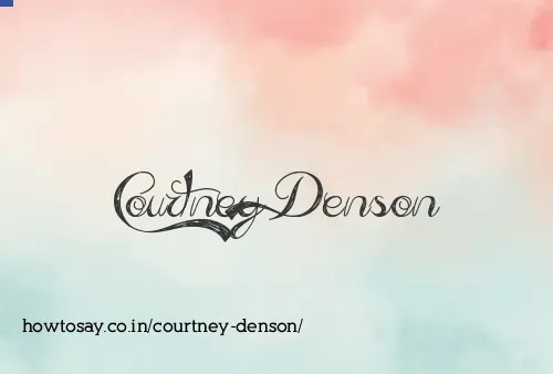 Courtney Denson