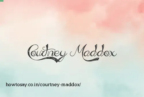 Courtney Maddox
