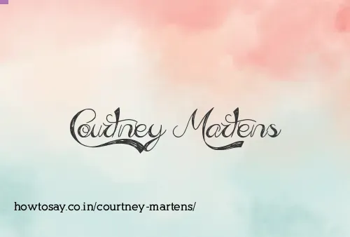 Courtney Martens