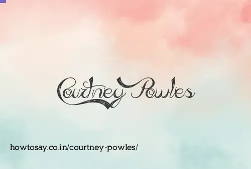 Courtney Powles