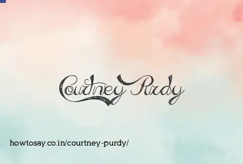 Courtney Purdy
