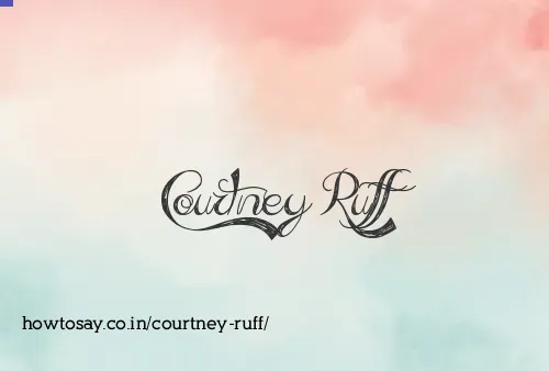 Courtney Ruff