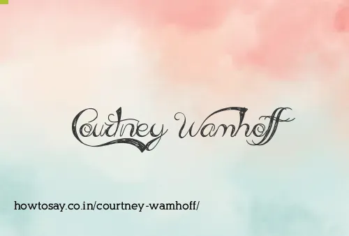 Courtney Wamhoff
