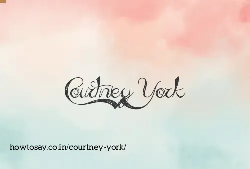 Courtney York