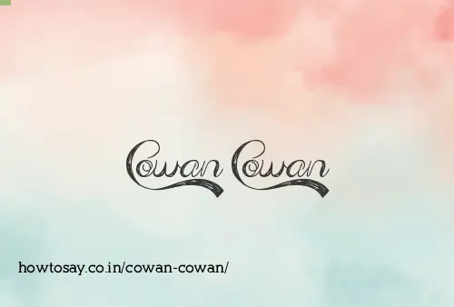 Cowan Cowan