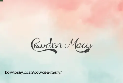 Cowden Mary