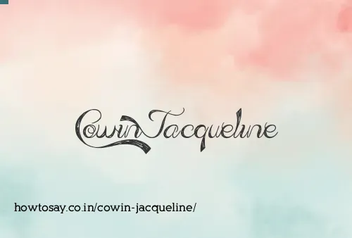 Cowin Jacqueline