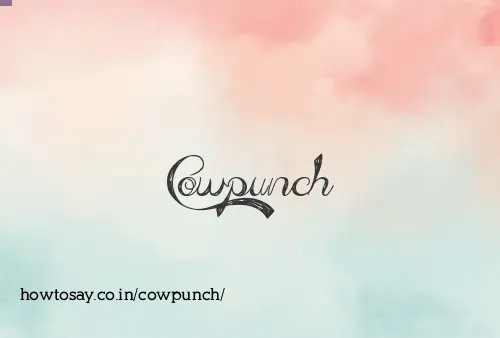 Cowpunch
