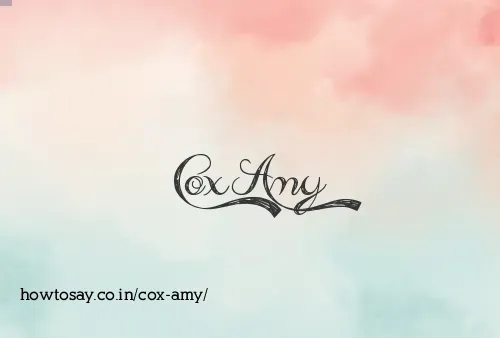 Cox Amy