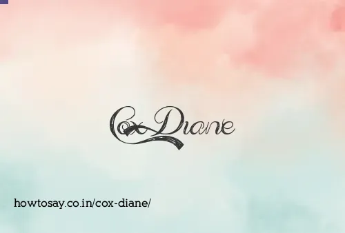Cox Diane