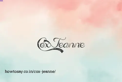 Cox Jeanne