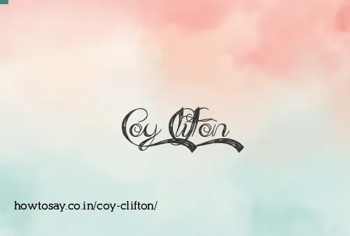 Coy Clifton