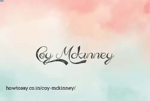 Coy Mckinney