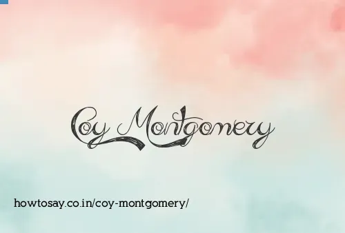 Coy Montgomery