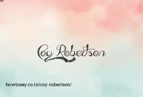Coy Robertson