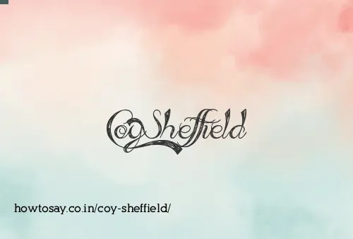 Coy Sheffield