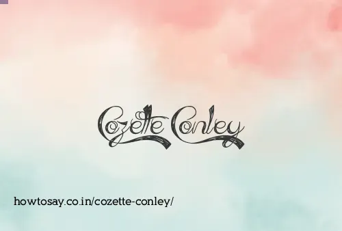Cozette Conley