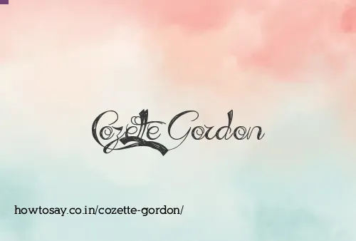 Cozette Gordon