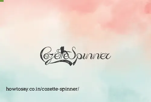 Cozette Spinner