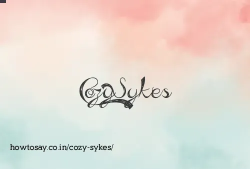 Cozy Sykes
