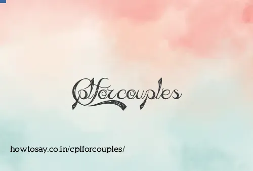 Cplforcouples