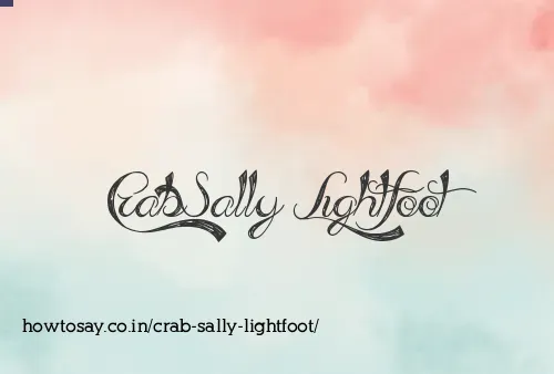 Crab Sally Lightfoot