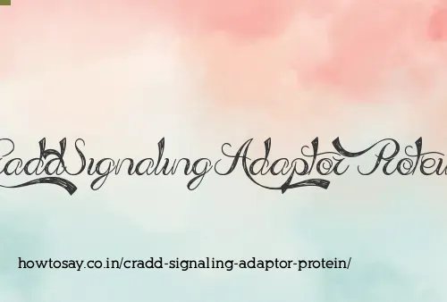 Cradd Signaling Adaptor Protein