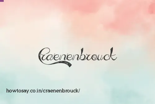 Craenenbrouck