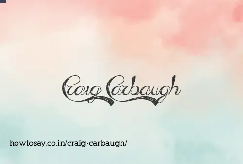 Craig Carbaugh