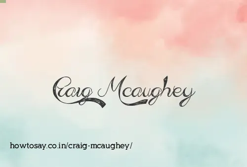 Craig Mcaughey