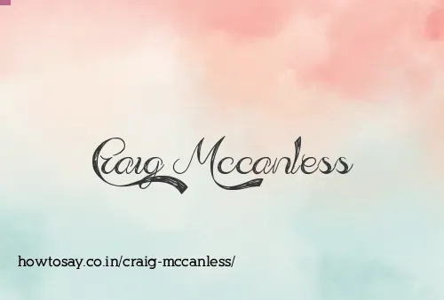 Craig Mccanless