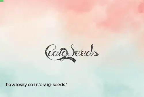 Craig Seeds