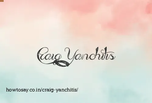 Craig Yanchitis