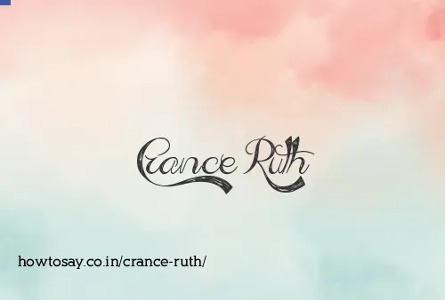 Crance Ruth