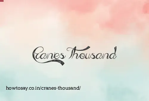 Cranes Thousand