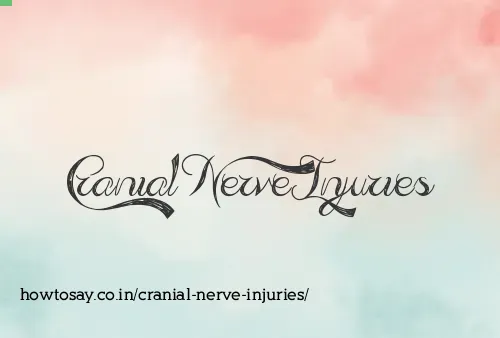 Cranial Nerve Injuries
