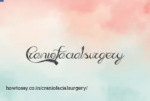 Craniofacialsurgery
