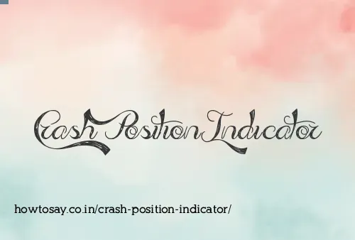 Crash Position Indicator